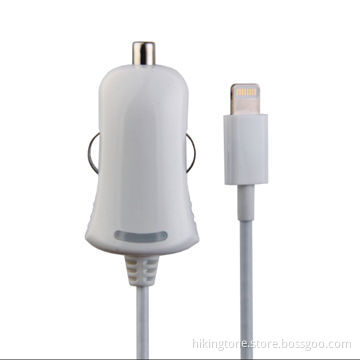 Car Charger with Lightning Tip, 12V Input Voltage